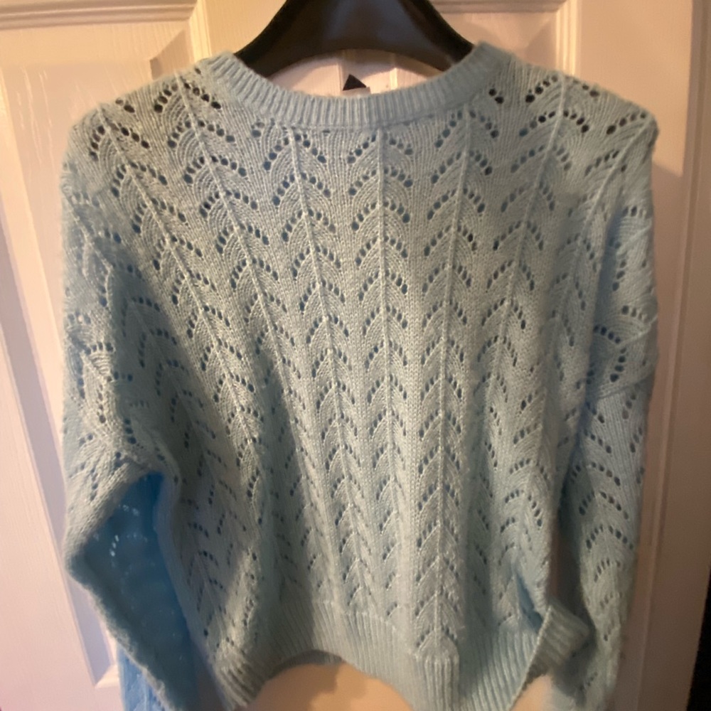 Small Blue Divided Sweater